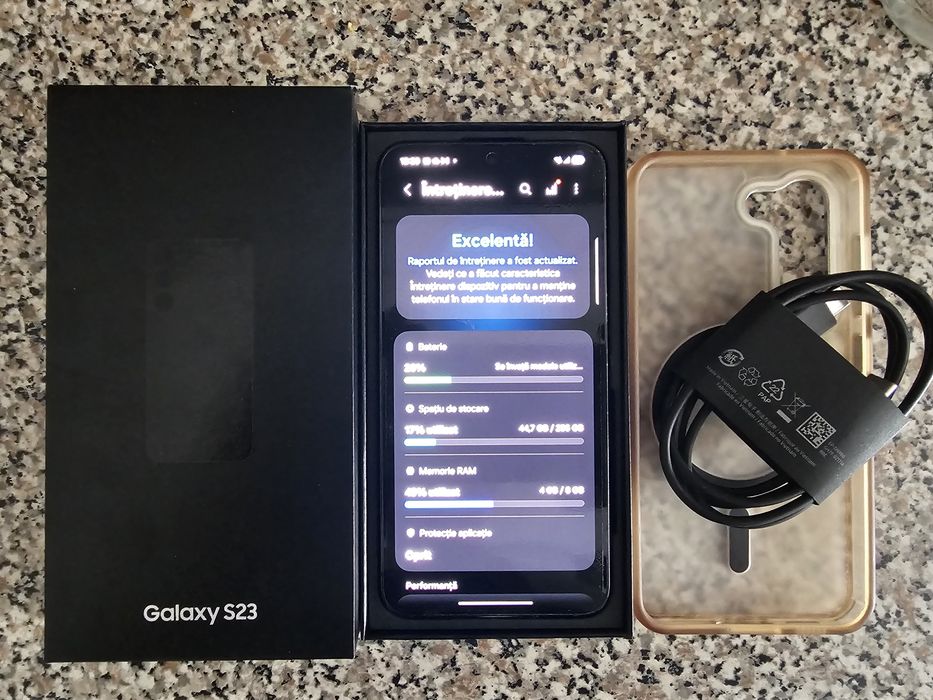 Samsung S23 5G 256 Gb plus huse si folie