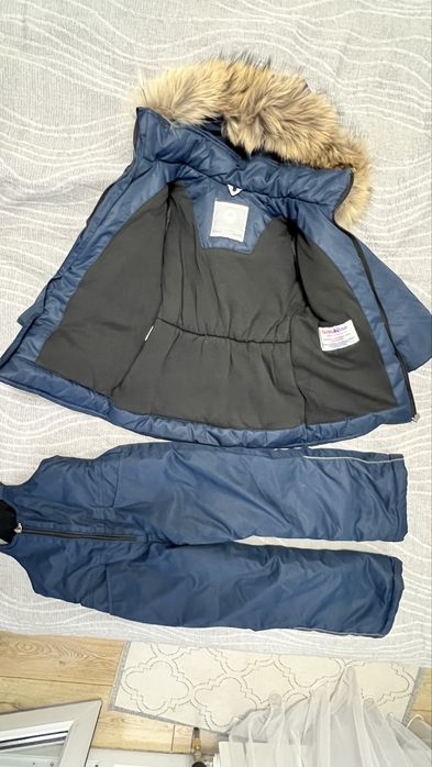 Пуховик комбинезон зимний детский