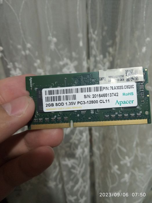 DDR3L 4, 2 Sodimm