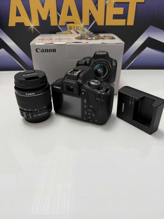 Aparat foto Canon EOS 2000D  EF-S 18-55 mm IS II AGP Amanet Cod 3719