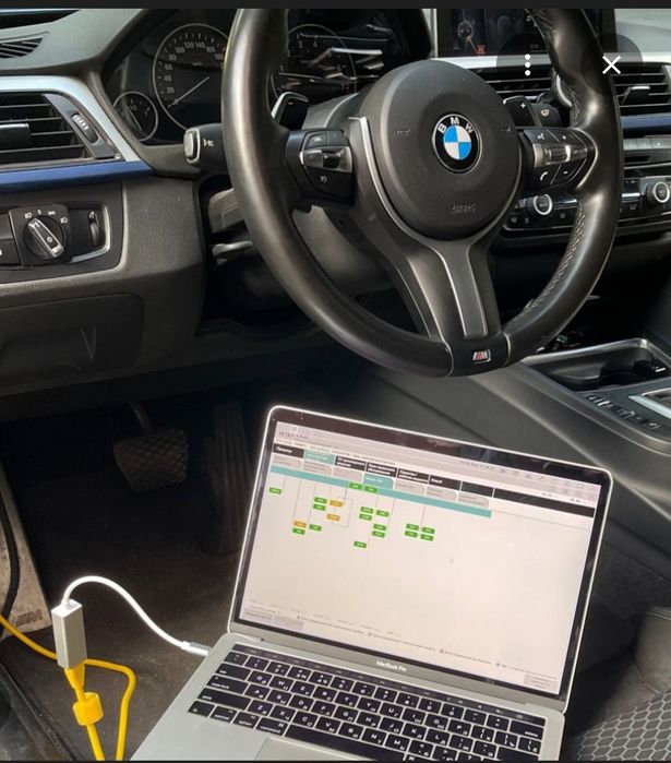 Bmw диагностика ,оглед преди покупка, кодиране обучаване триене на гре