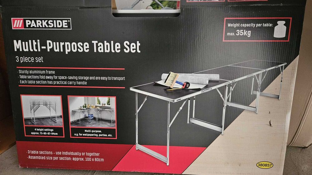 Masă pliantă pliabilă aluminiu camping rulota cort camper PRET FIX