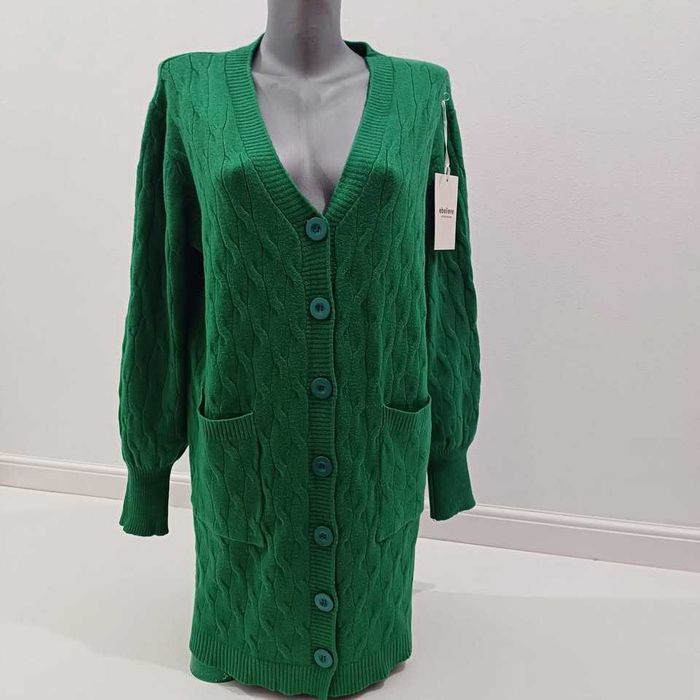 jerseu lung - cardigan