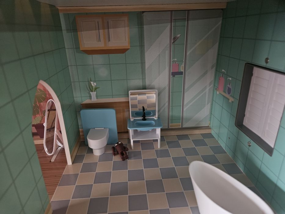 Дървена къща за кукли