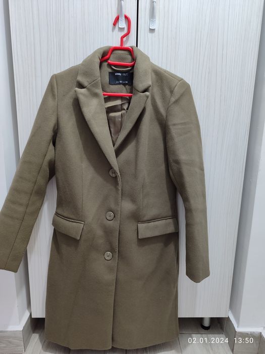 Palton verde închis