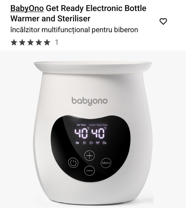 Babyono Incalzitor si sterilizator de biberoane
