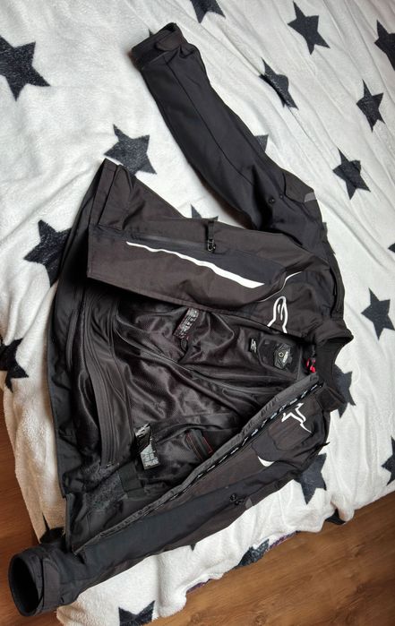 Geaca dame Alpinestars stella T-Jaws v3 Waterproof, Negru/Alb