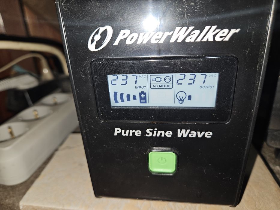 UPS PowerWalker чиста синусоида 800VA 480W