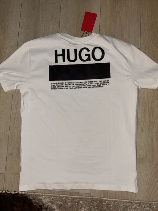 Hugo тениска бяла