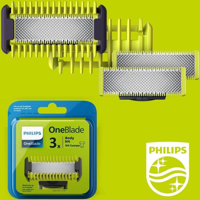 Сменное лезвие Philips OneBlade QP630/51 для триммера, 3 шт,