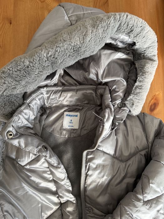 Детско,зимно,дълго яке за момиче