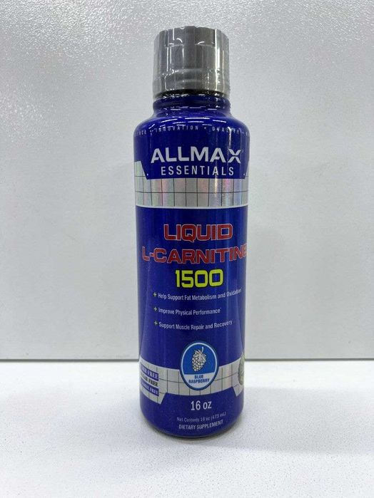 Allmax Essentials Liquid L-Carnitine 1500 Blue Raspberry 473ml