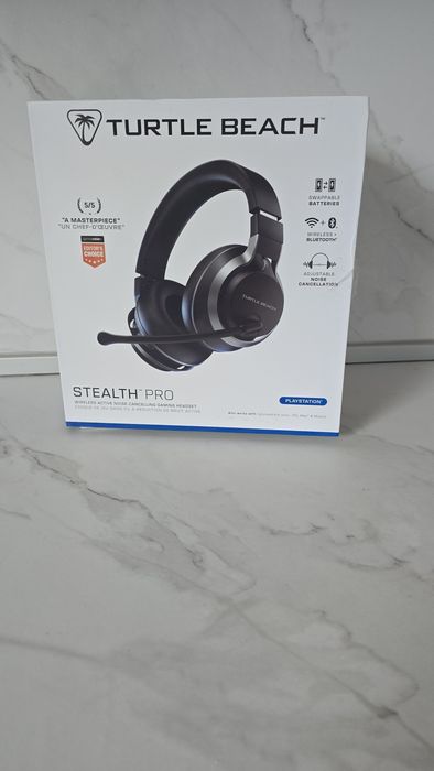 Безжични геймърски слушалки Turtle Beach Stealth Pro (За PS5/PS4/PC/Телефон)