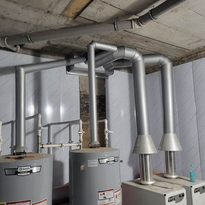 Установка дымохода