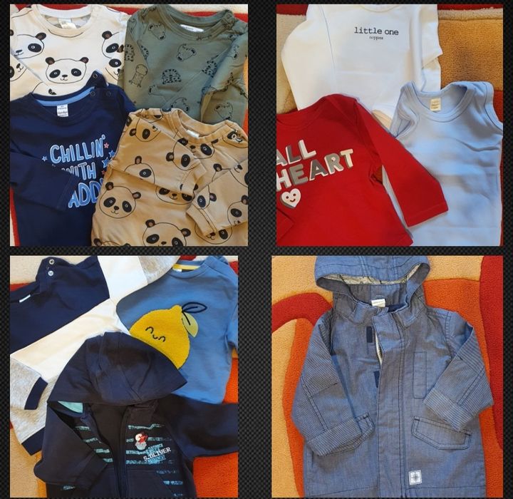 Lot hăinuțe băiat mărime 68