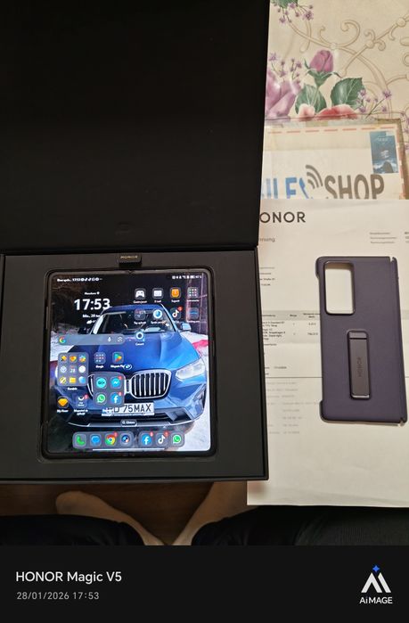 Honor Magic V2 -512 GB Că Nou / Purple / Factura și Garanție !