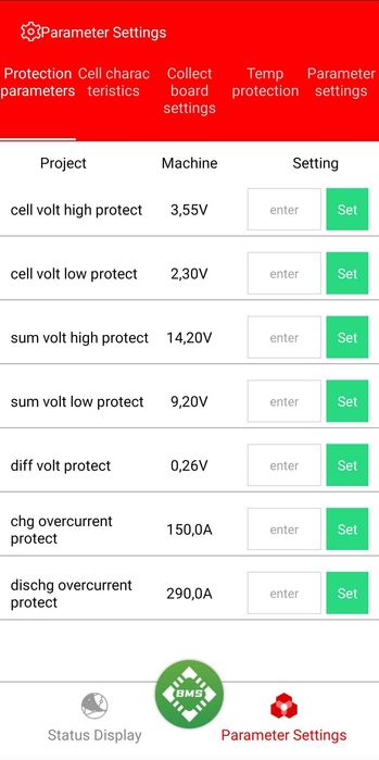 Lifepo4 BMS Wifi 4s 8s 16s 12v 24v 48v Защитни платки клетки 3.2v
