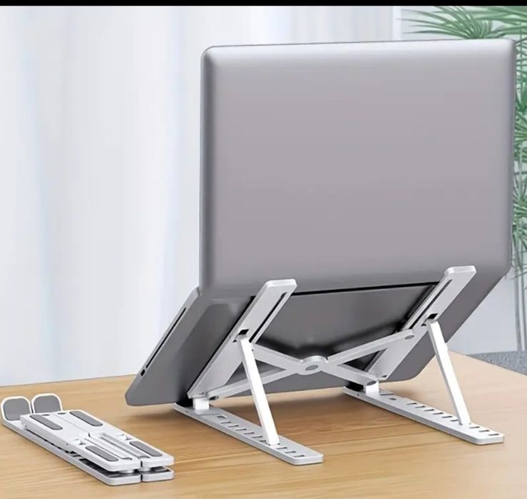 Suport stand universal de aluminiu : laptop/tabletă/telefon/tastatură