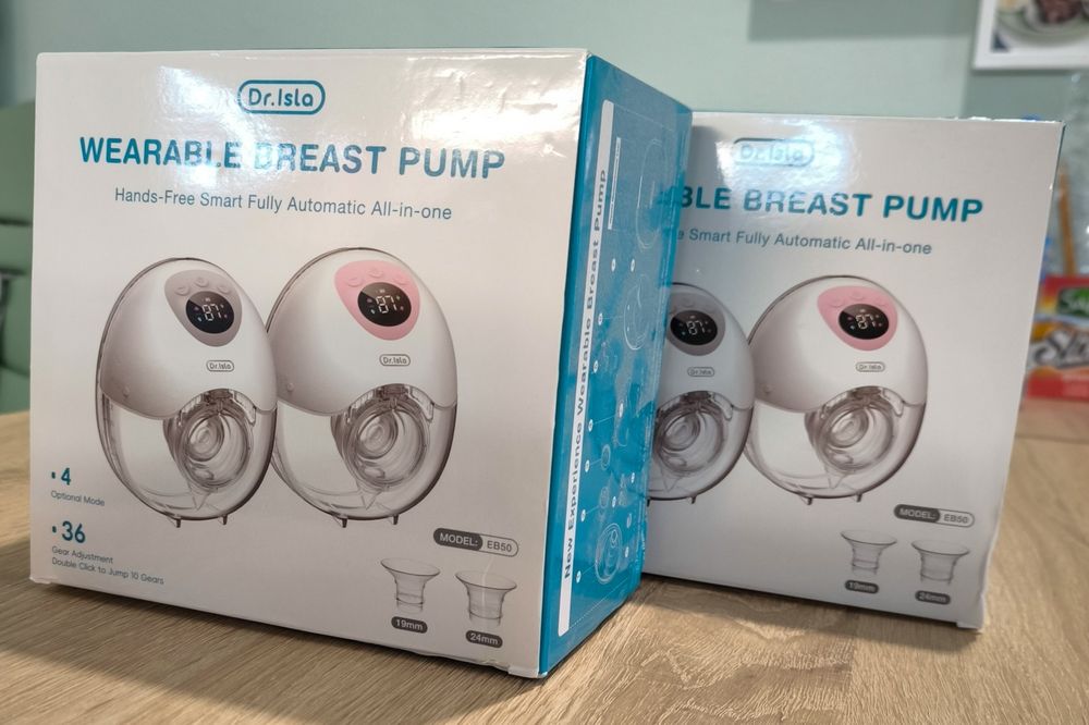 Комплект от 2 броя НОВА помпа за кърма Dr.Isla EB50 – hands-free