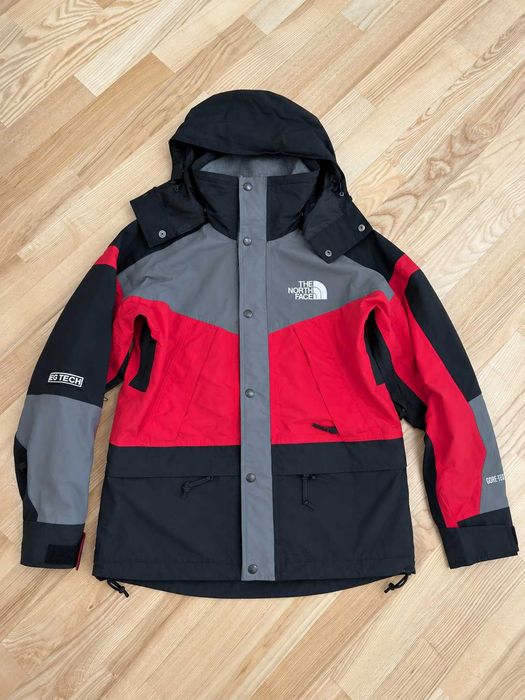 Geacă tehnică The North Face GORE-TEX EG Tech negru roșu gri Mărimea S