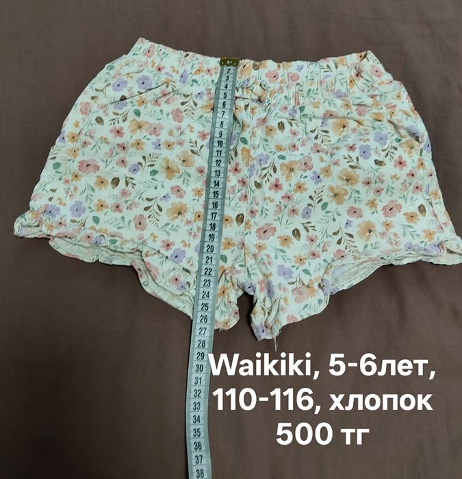 Вещи для девочки 4-6 лет (платье,, шорты, панамы)