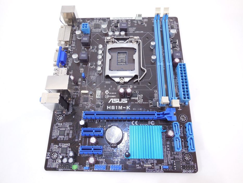 I5 2400 asus h61 m-k. ddr3 8gb kingston
