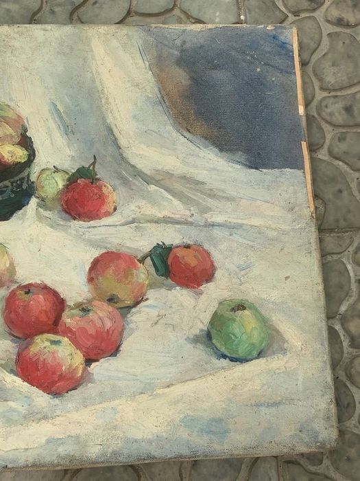 Картина холст масло художник не известен 3 шт