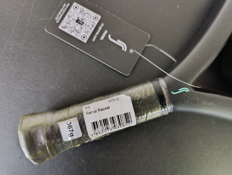 racheta paleta padel rs x femei premium rental racket green mint