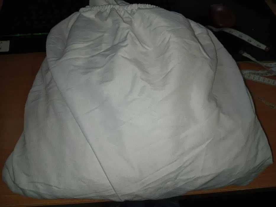 Cearsaf Utopia Bedding, 160 x 200 x 35 cm, microfibra, alb