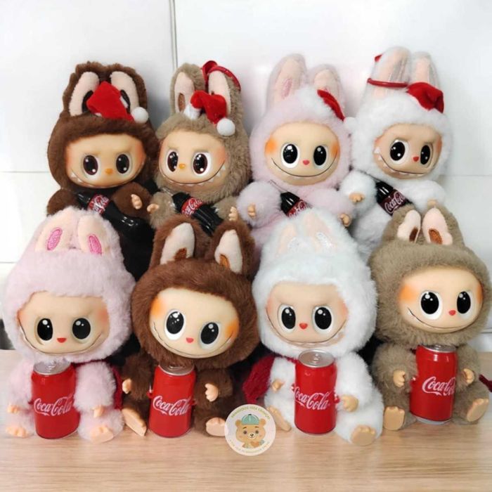 Labubu Coca Cola плюшена играчка Лабубу 17см