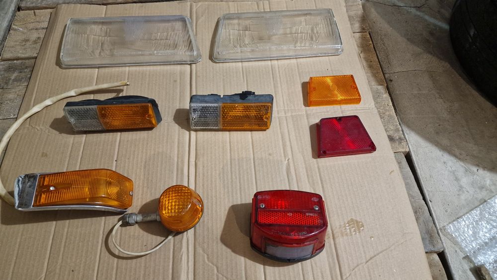 Фары, габариты и стекла