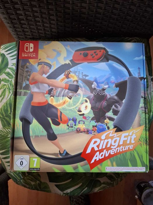 Ring Fit Adventure - Nintendo Switch, joc original, complet cu Ring-Con si Leg Strap