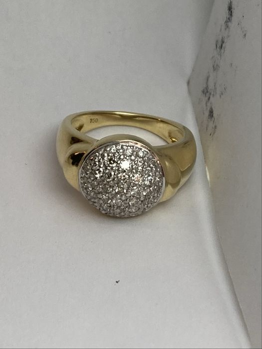 Inel aur 18kt.cu diamante 0.55ct