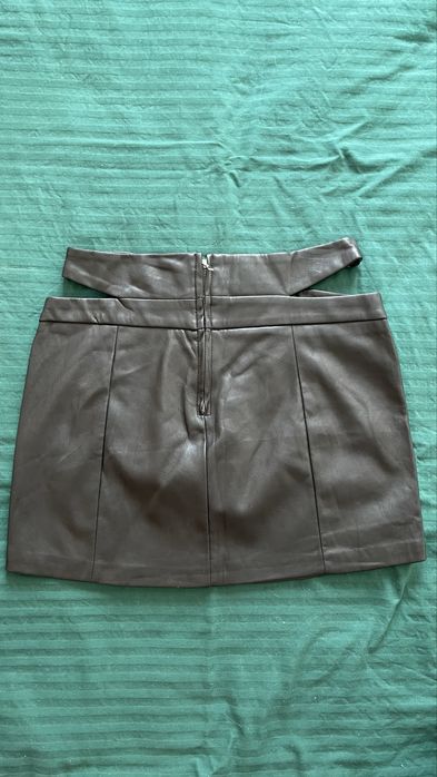 Юбка кожаная Bershka