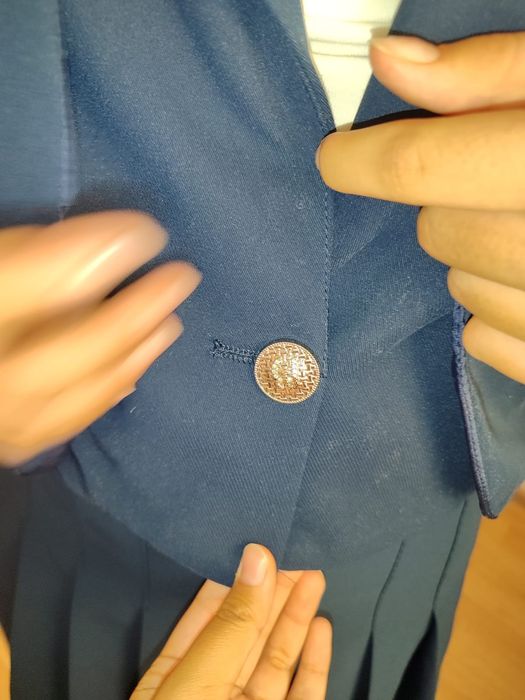 Двойка темно синяя