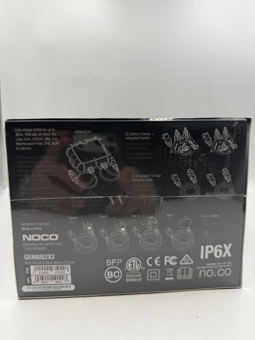 Incarcator baterie GENIUS2X2, tensiune de incarcare: 6/12 V 4A Sigilat