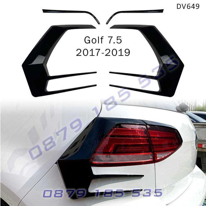 Сплитер добавки разширение стопове GOLF 7.5 GTI R Line голф 7.5 тунинг