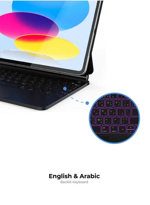 Magic Folio iPad 10 / 11/ A16 - Чехол Клавиатура BluPebble  Есть доста