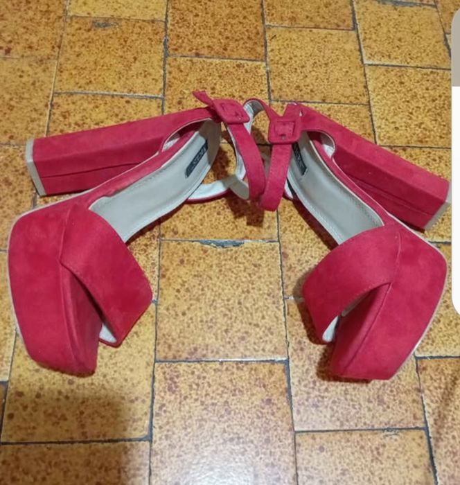 Sandale dama cu platforma și toc gros