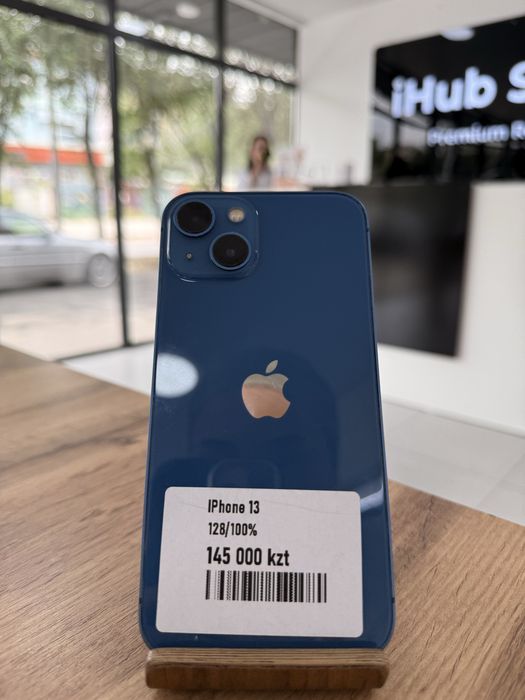 iPhone 13•128GB/100%Blue  Айфон 13•128Гб/100%Көк