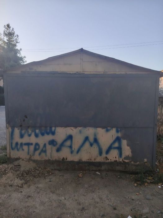 Железной гараж раскладной