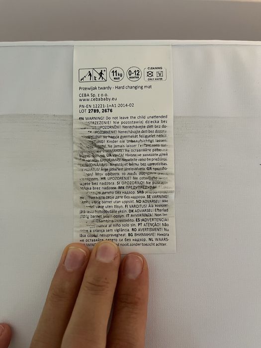 Patut bebe 2 nivele cu saltea de cocos și masa de schimbat