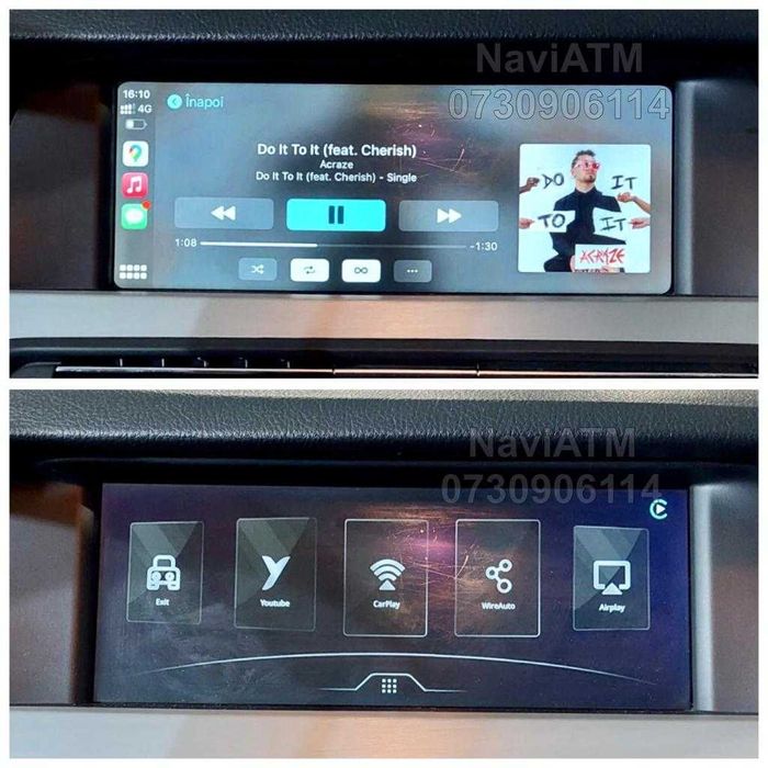 Interfata Android Carplay Wireless Bmw Nbt,Cic F20,F22,F30,F01,F07