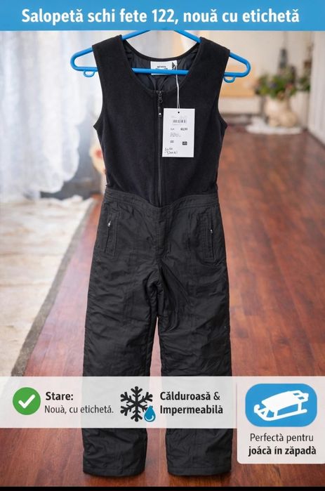 Salopeta Ski, mărimea 122 cm