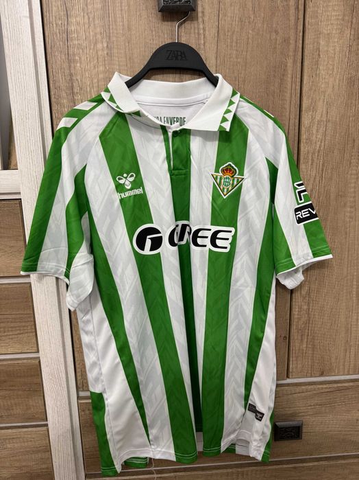 Tricou Fotbal Hummel Real Betis Home Kit 2024/2025 Antony #7 Marimea M -EUR40-