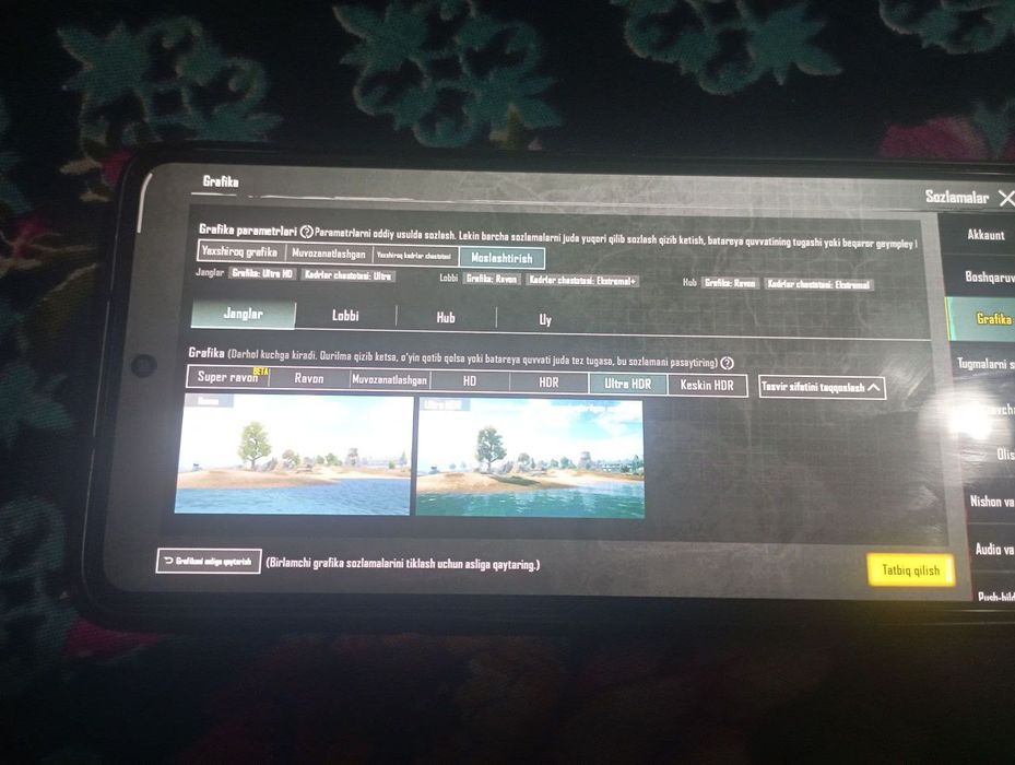 Redmi k40 gaming pubgda 90fps mukamma.l 12ga 256 talk 2mln kami bor