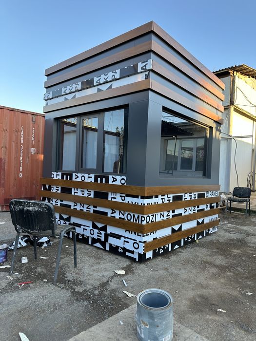 Будка из  металлоконструкции budka кпп butka