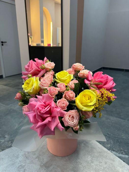 Цветы букет розы дешево