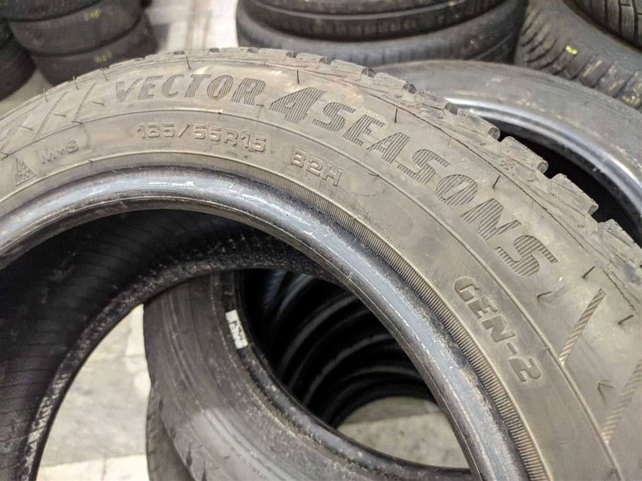 2бр Всесезонни гуми 185 55 15 - Goodyear