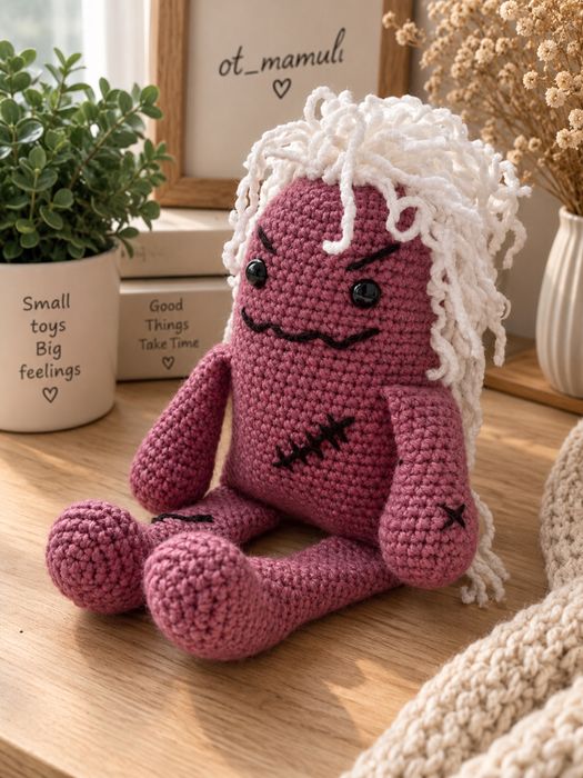 Игрушка-монстрик ручной работы Handmade